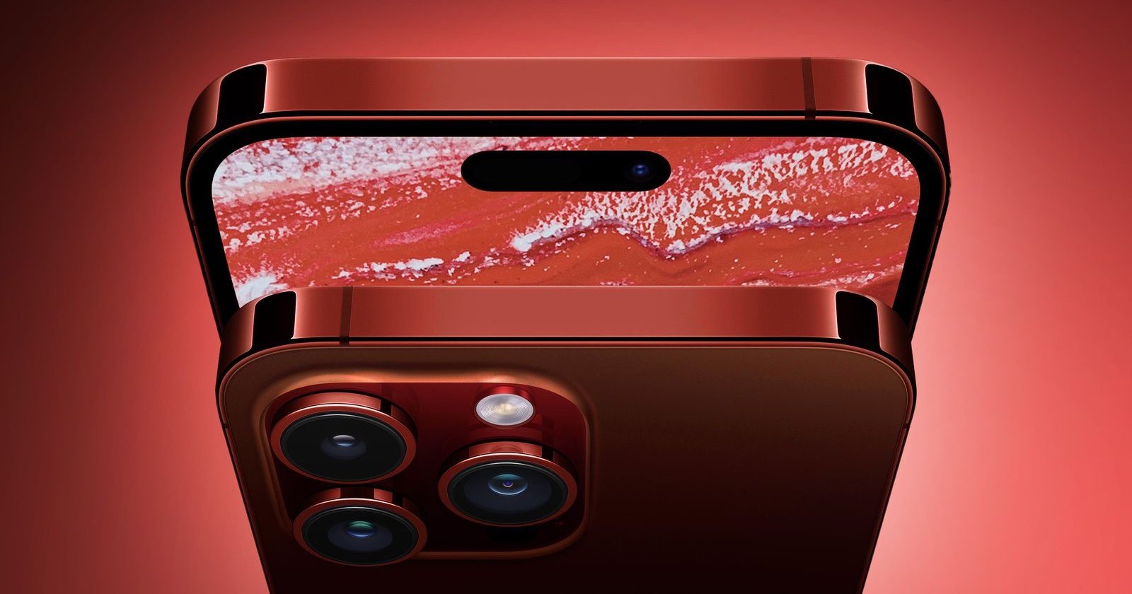 สี dark red iphone 15 pro