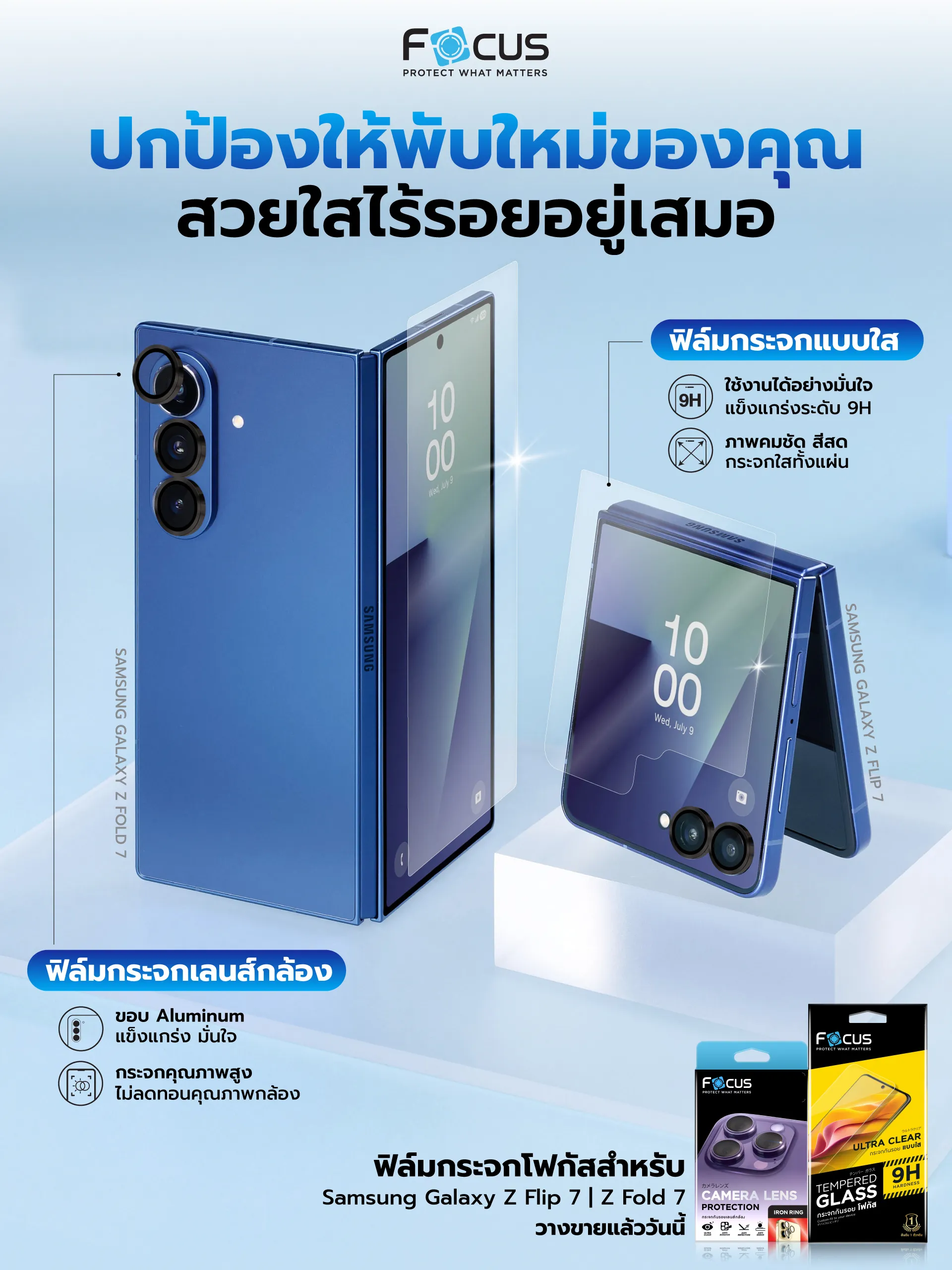 ฟิล์ม z flip7 fold7